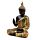 Thai-Buddha Meditation Schwarz-Gold