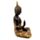 Thai-Buddha Meditation Schwarz-Gold