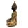 Thai-Buddha Kontemplation Schwarz-Gold 