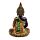 Thai-Buddha Kontemplation Schwarz-Gold 