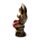 Thai-Buddha im Lotussitz Rot-Gold 