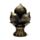 Thai-Buddha im Lotussitz Rot-Gold 