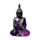Thai-Buddha Traummeditation Schwarz-Lila