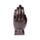 Buddha im Lotussitz in einer ausgehöhlten Hand Schwarz-Silber