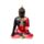 Thai-Buddha Meditation Schwarz-Rot-Gold 