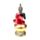 Thai-Buddha Erleuchtung Schwarz-Rot-Gold 