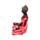 Thai-Buddha Besinnung Schwarz-Rot-Gold