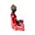 Thai-Buddha Besinnung Schwarz-Rot-Gold