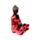 Thai-Buddha Besinnung Schwarz-Rot-Gold