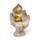 Sitzender Thai Buddha Sandstein & Gold Effect