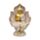Sitzender Thai Buddha Sandstein & Gold Effect