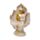 Sitzender Thai Buddha Sandstein & Gold Effect
