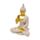 Meditation  Thai Buddha Sandstein & Gold Effect