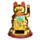 Maneki Neko Winkende Glückskatze Gold Solar Pal Wackelfigur