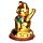 Maneki Neko Winkende Glückskatze Gold Solar Pal Wackelfigur