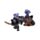 Witches Black Cat Spielende Katzen auf Hexenbesen
