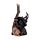 Witches Black Cat Schwarzer Kater mit Hexenbesen