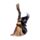 Witches Black Cat Schwarzer Kater mit Hexenbesen