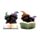 Witches Black Cat Katzen-Duo mit Zauberbuch