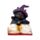 Witches Black Cat Katze liest aus einem Zauberbuch