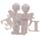 Engels-Duo mit LOVE-Schriftzug