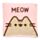Pusheen the Cat Katze Komprimiertes Reisehandtuch Waschlappen