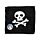 Jolly Rogers Piraten Komprimiertes Reisehandtuch