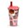 Pusheen the Cat Katze Foodie Becher mit Deckel & Flip-Strohhalm 500ml