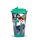 Zooniverse Zootiere Becher mit Deckel & Flip-Strohhalm 500ml