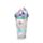 Unicorn Magic Einhorn Doppelwandiger Trinkbecher mit Strohhalm & Glücksbringer