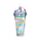 Unicorn Magic Einhorn Doppelwandiger Trinkbecher mit Strohhalm & Glücksbringer