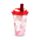 Amore Herzen Becher mit Deckel & Flip-Strohhalm 500ml