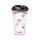 Pusheen the Cat Katze Sushi Club Doppelwandiger Trinkbecher mit Flip-Strohhalm 500ml