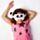 Relaxeazzz Panda Plüsch Reisekissen & Schlafmaske