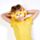 Relaxeazzz Giraffe Plüsch Reisekissen & Schlafmaske