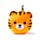 Relaxeazzz Tiger Plüsch Reisekissen & Schlafmaske
