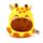 Squidglys Adoramals Wild Wildtiere Raffi the Giraffe Plüschtier
