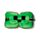 Relaxeazzz Minecraft Creeper Plüsch Reisekissen & Schlafmaske