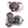 Relaxeazzz Adoramals Janu the Elefant Plüsch Reisekissen & Schlafmaske