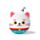 Relaxeazzz Maneki Neko Glückskatze Plüsch Reisekissen & Schlafmaske