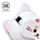 Relaxeazzz Maneki Neko Glückskatze Plüsch Reisekissen & Schlafmaske