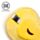 Relaxeazzz Snoozie the Sleeping Head Emoji Plüsch Reisekissen & Schlafmaske
