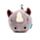 Relaxeazzz Nashorn Plüsch Reisekissen & Schlafmaske