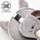 Relaxeazzz Nashorn Plüsch Reisekissen & Schlafmaske