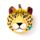 Relaxeazzz Leopard Plüsch Reisekissen & Schlafmaske
