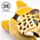 Relaxeazzz Leopard Plüsch Reisekissen & Schlafmaske