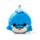 Relaxeazzz Adoramals Blu the Dolphin Delfin Plüsch Reisekissen & Schlafmaske 