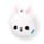 Relaxeazzz Adoramals Frances the Rabbit Hase Plüsch Reisekissen & Schlafmaske 