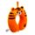 Relaxeazzz Adoramals Alfie the Tiger Memoryschaum-Reisekissen