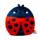 Squidglys Adorabugs Tilly the Ladybug Marienkäfer Plüschtier